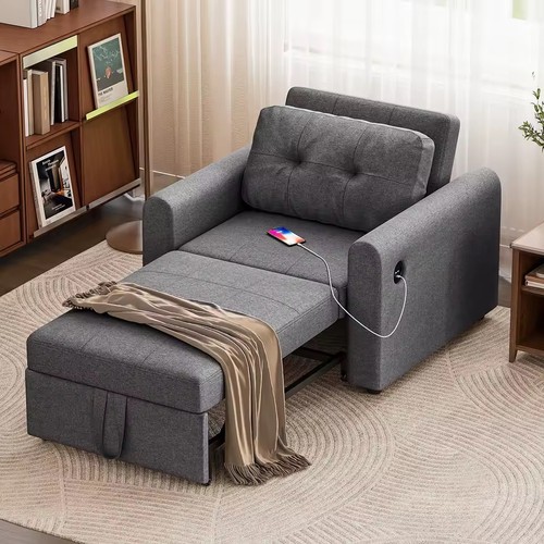 Single sofa bed - single, pull