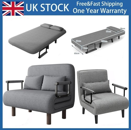Single double fabric sofa - fabric,