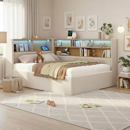 3ft single shaped sofa bed - single,