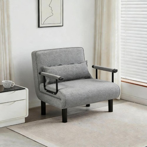 New single fabric sofa bed - single,