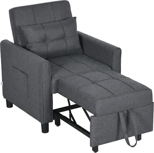 Homcom single sofa bed - single,