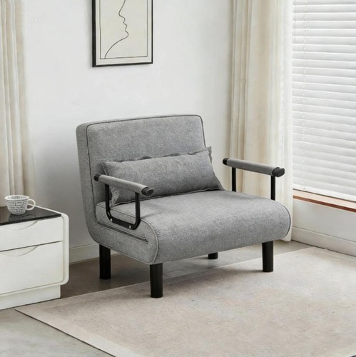 Single fabric sofa - sofa, sleeper