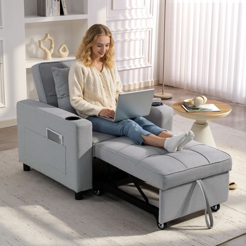 Single sofa bed - 3-in-1,